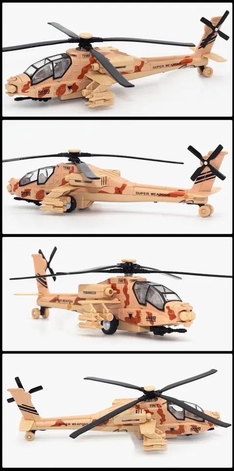 Vrtuľník kov na batérie - hnedá
