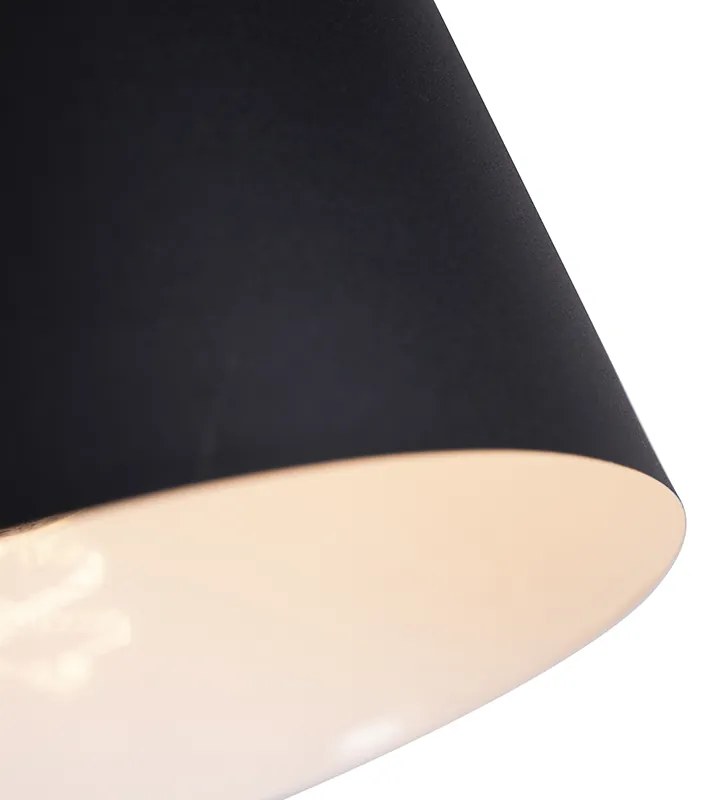 Retro stojaca lampa čierna - Chappie