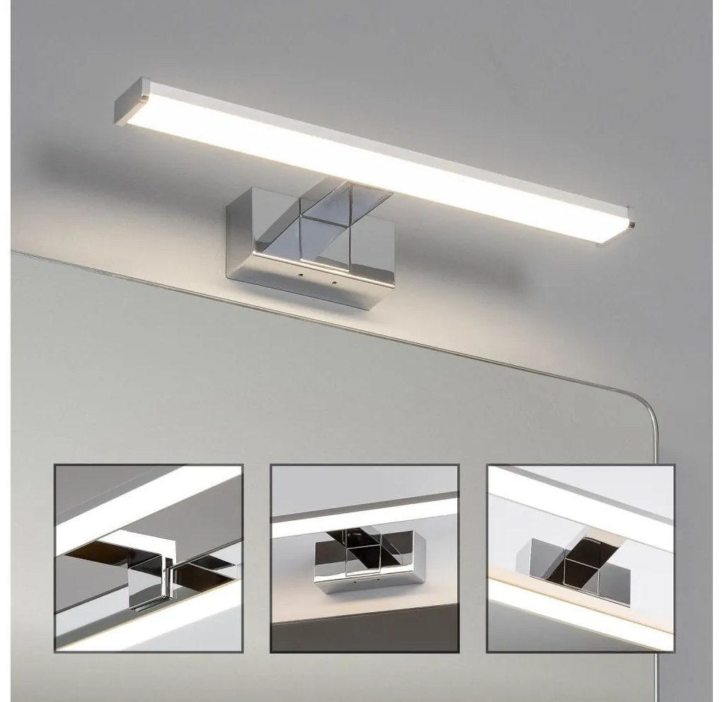 Brilagi - LED kúpeľňové osvetlenie zrkadla VESTRA LED/8W/230V 40 cm IP44 chróm