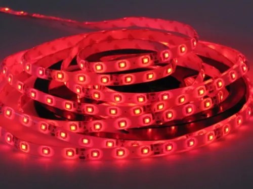 ECOLIGHT LED pásik - SMD 2835 - 5m - 60LED/m - 4,8 W/m - IP65 - červený