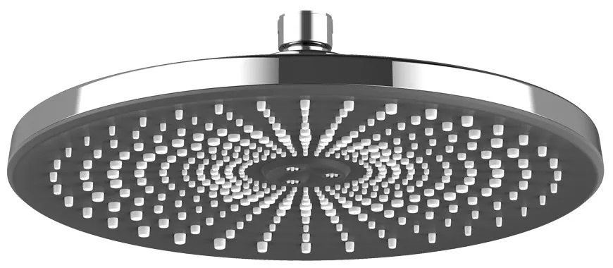 Mereo Mereo, Tanierová sprcha horná ø 250 mm s kĺbom, plast, MER-CB585A
