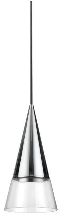 Ideal Lux - LED Luster na lanku CONO 1xGU10/7W/230V pr. 15 cm chróm