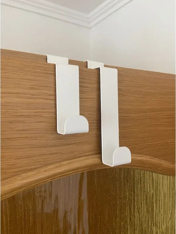 usporadejto.cz Háčik na dvere z vnútornej strany, DOORHOOK - biely, krátky