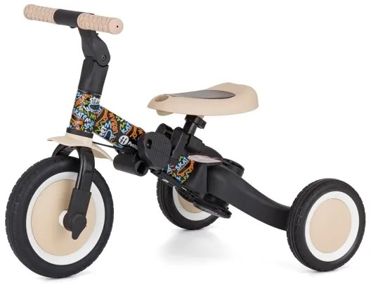 PETITE&MARS - Detská trojkolka 5v1 TURBO LIMITED City Beat