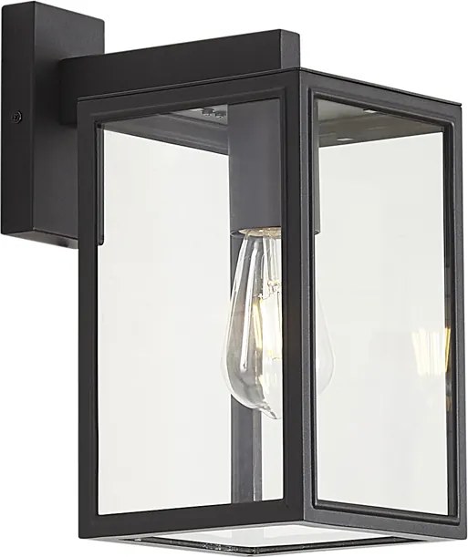 Priemyselné vonkajšie nástenné svietidlo tmavosivé IP44 - Sutton Down