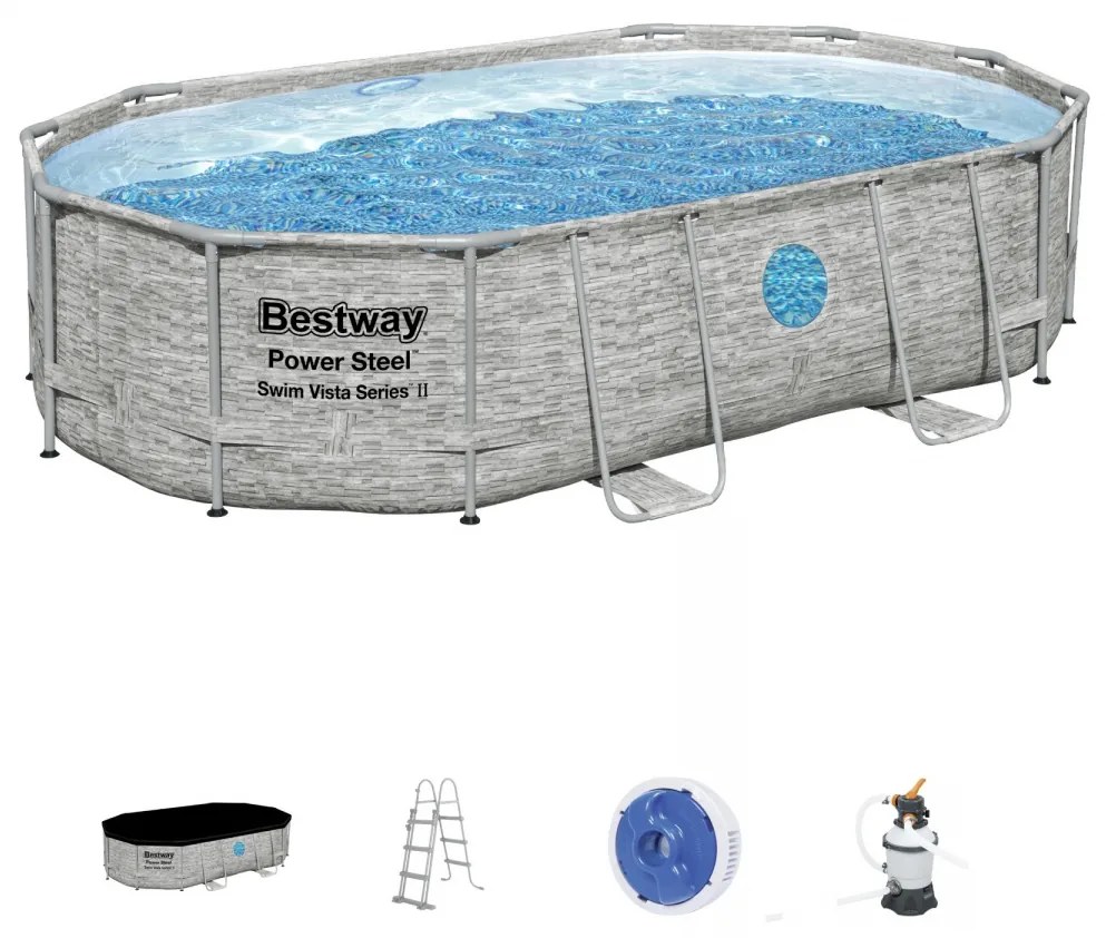 Bestway Rattan 488 x 305 x 107 cm 56946