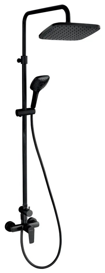 Novaservis - Sprchová sada s batériou METALIA ECO matná čierna