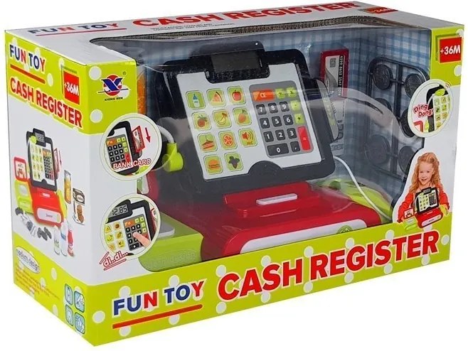 LEAN Toys Kalkulačka s dotykovou fiškálnou pokladňou + príslušenstvo