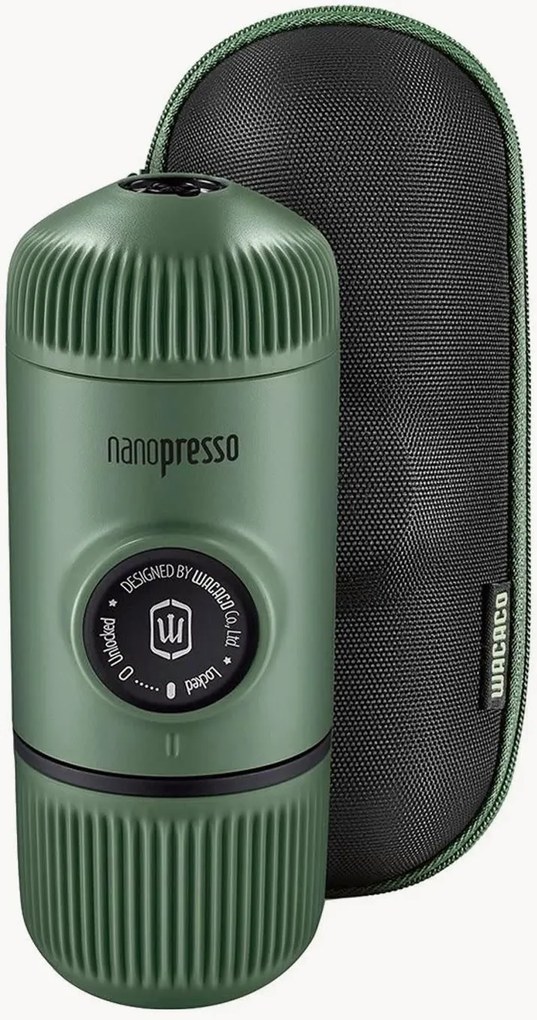 Prenosný kávovar na espresso's tvrdým puzdrom Nanopresso, 5 ks