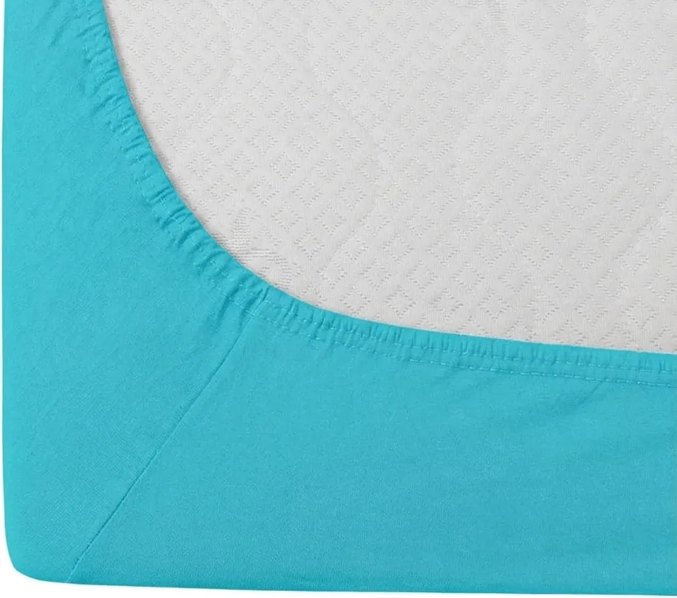 Jersey plachta HIGHFIT tyrkysová 180 x 200 cm