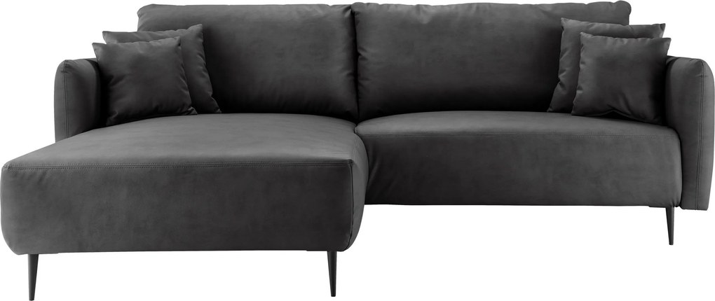 XXXLutz ROHOVÁ SEDAČKA, textil, čierna Livetastic - Sedačky - 002310012374