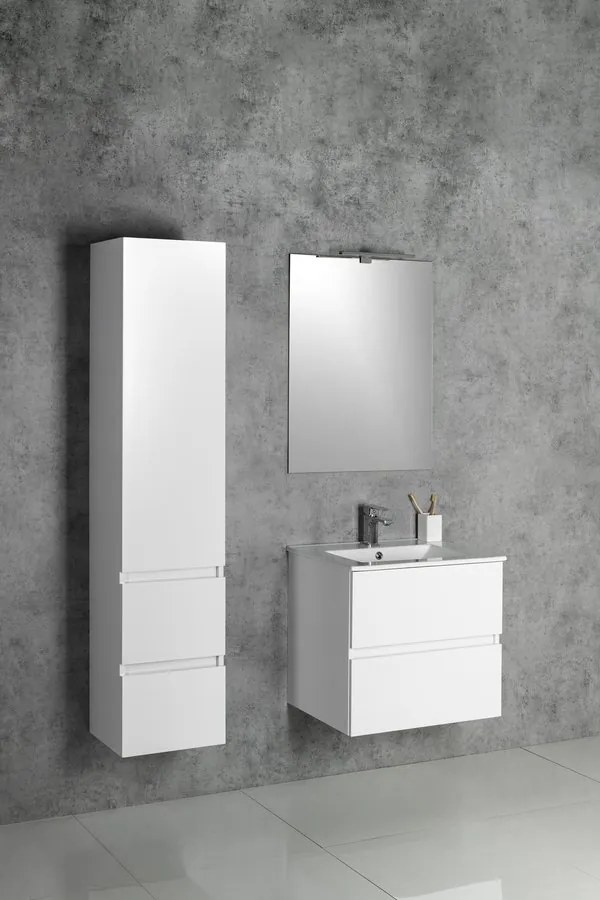 Aqualine Aqualine, PANEDA umývadlová skrinka 59,5x55x45,2cm, biela, PN260