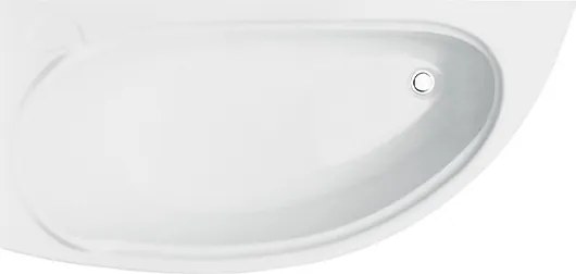 Besco Akrylátová asymetrická vaňa Mini 150x70 BESCO-Farba: Biela, BESCO-Orientácia: Ľavá