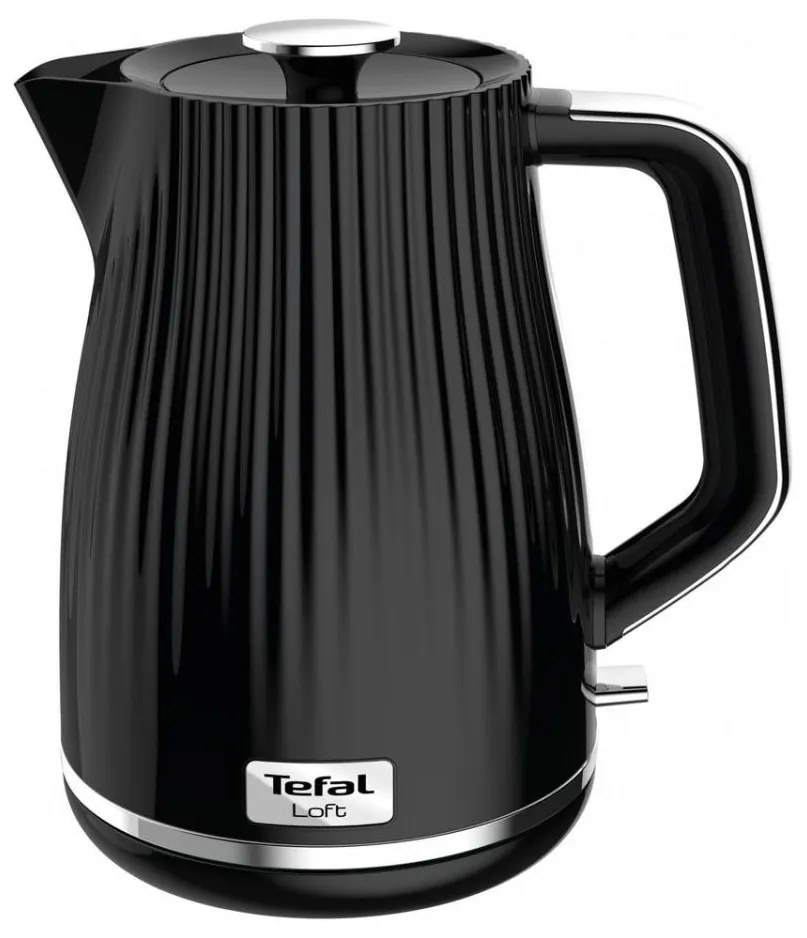 Tefal - Rýchlovarná kanvica LOFT 1,7 l 2400W/230V čierna