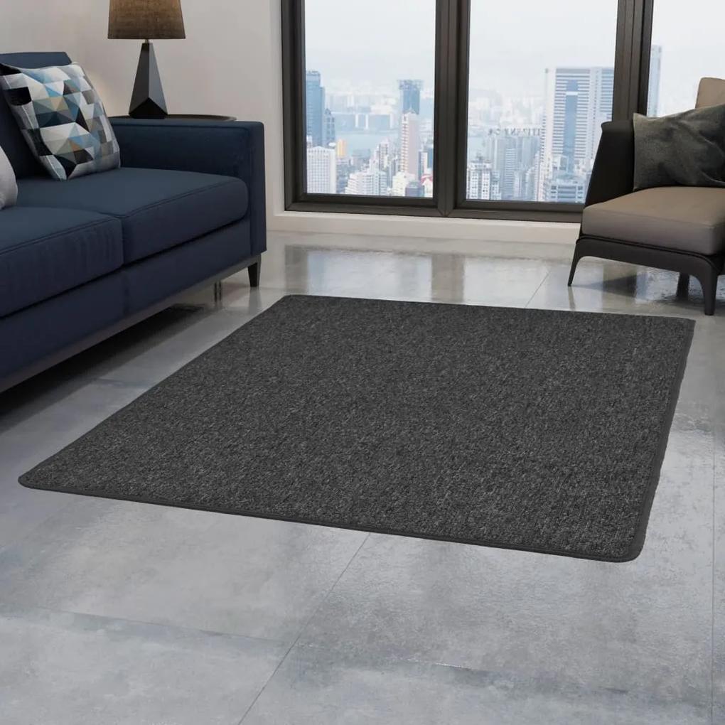 vidaXL Všívaný koberec, 190x290 cm, antracitový