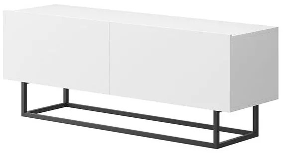 Hector Závesný TV stolík s podstavcom MOYO 120 cm biely matný