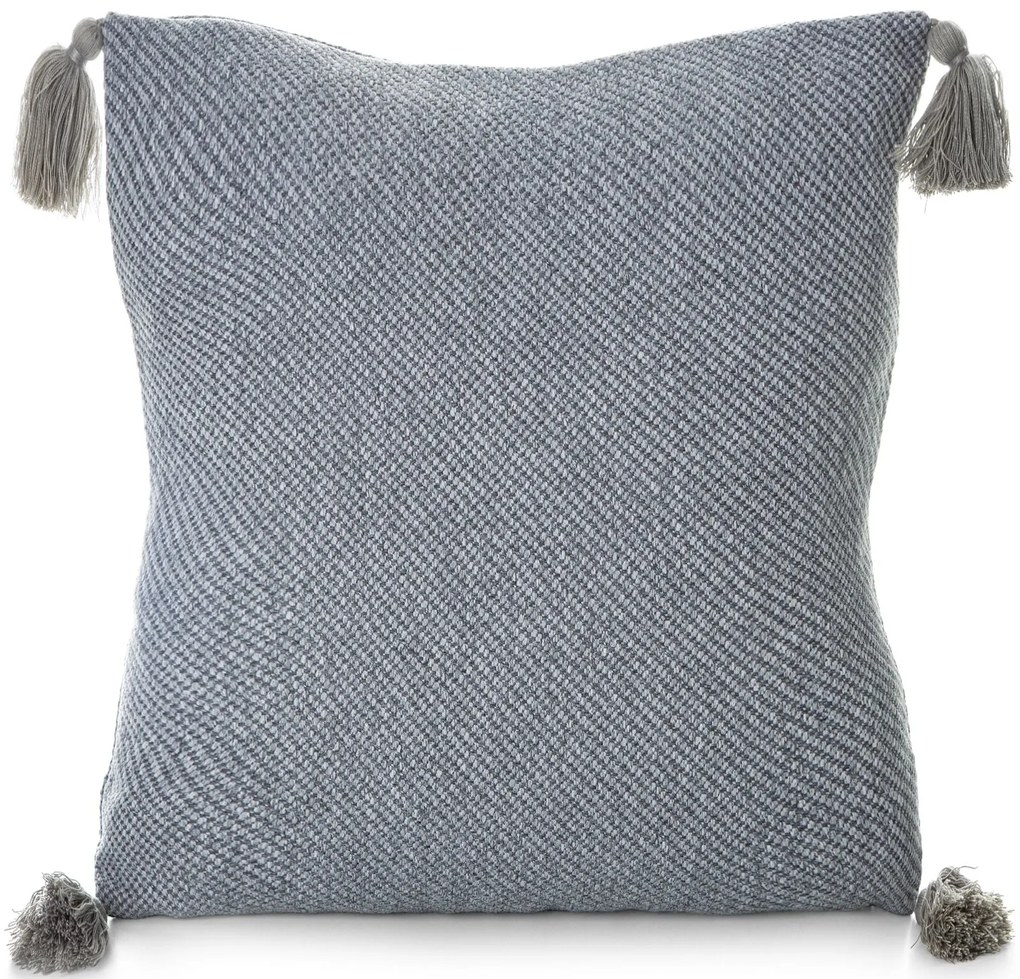 DEKORAČNÁ OBLIEČKA NA VANKÚŠ POLY 06 45X45 CM STRIEBORNÁ