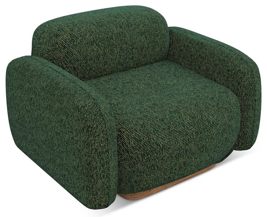 Tmavozelené kreslo Ailani – Makamii