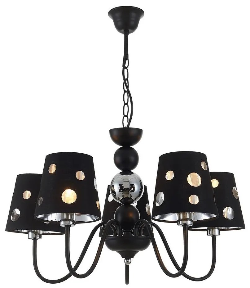 Luster na reťazi BATLEY 5xE14/60W/230V