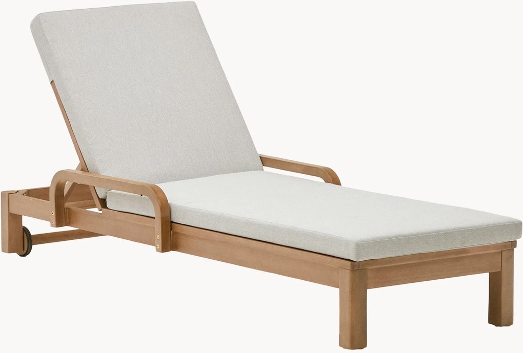 Záhradné ležadlo z eukalyptového dreva Sonsaura