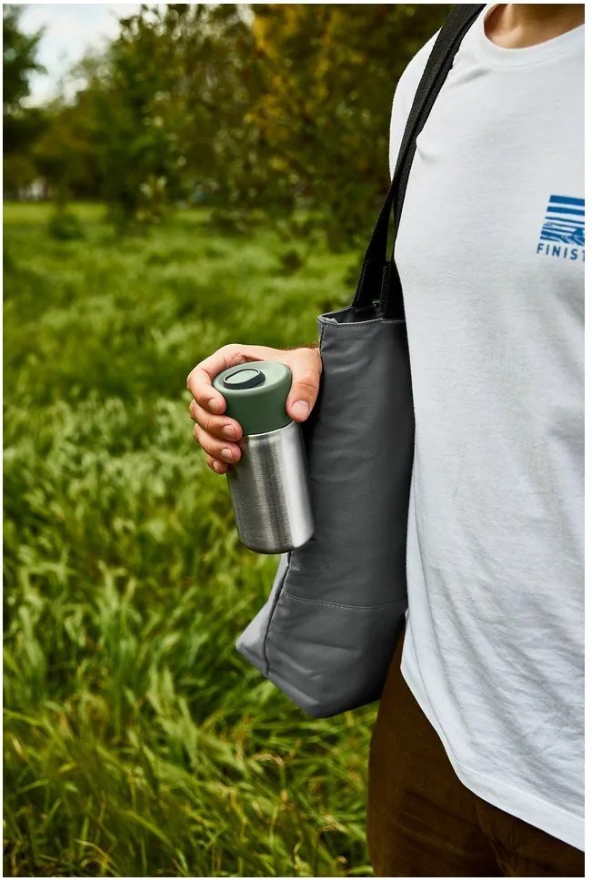 Termo hrnček z nehrdzavejúcej ocele v striebornej farbe 340 ml – Black + Blum