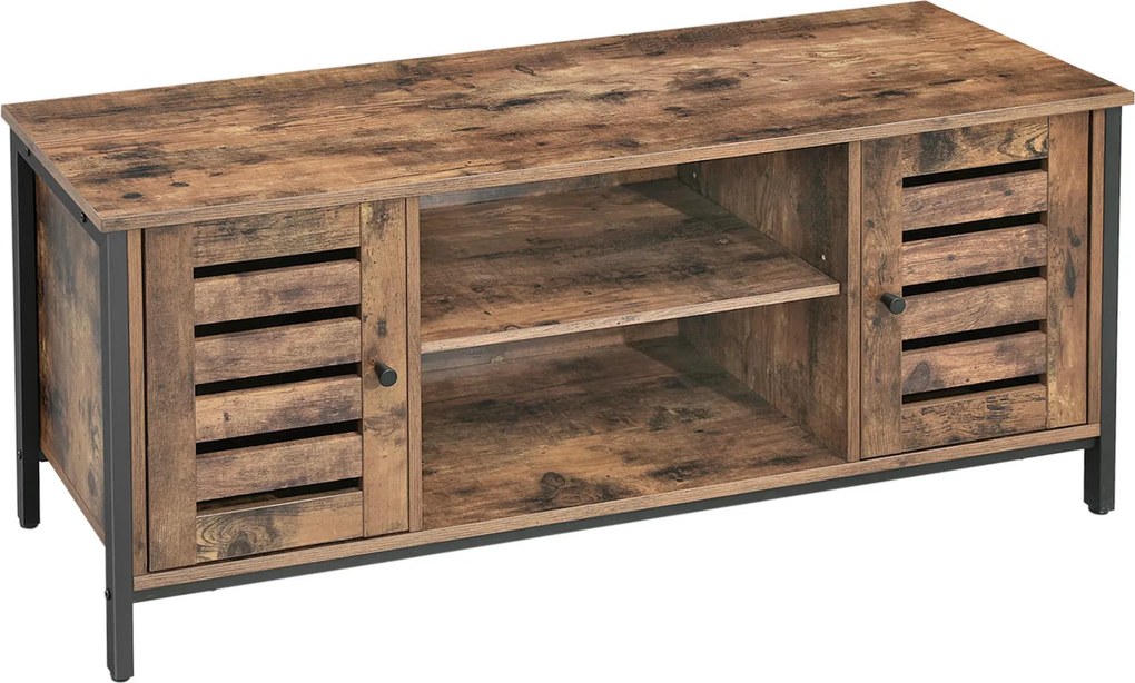 XXXLutz NÍZKA KOMODA, hnedá, čierna, 110/50/40 cm Boxxx - Online Only drobný nábytok - 002543026401