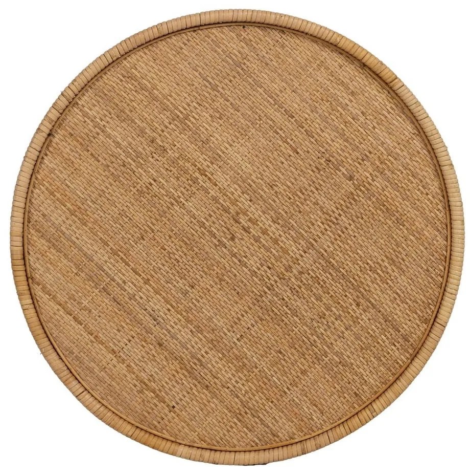 Ratanový okrúhly odkladací stolík ø 60 cm – Ixia