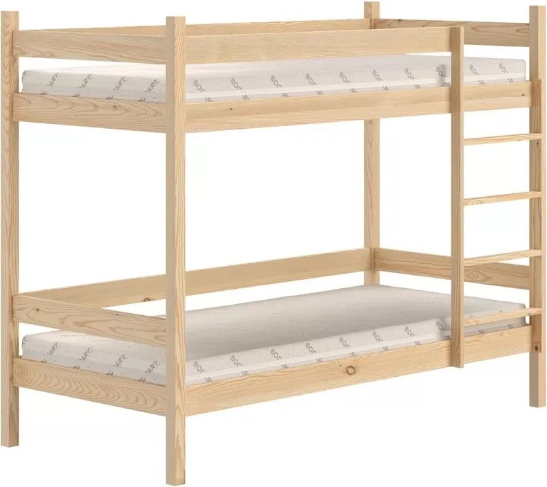 Poschodová posteľ Fabrio 80x200 - borovica