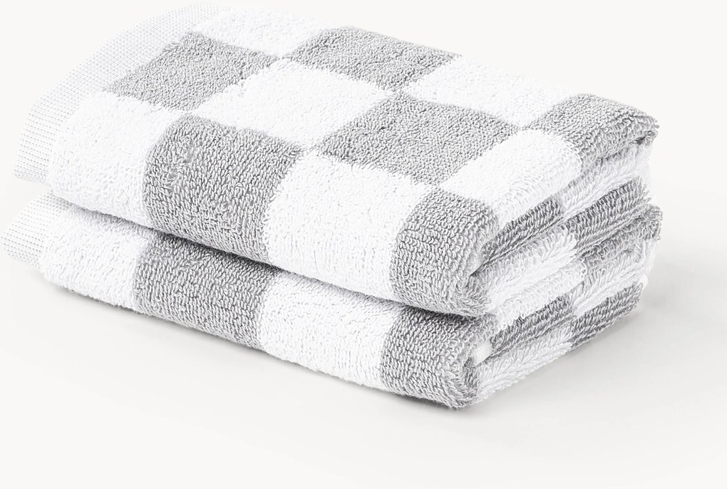 Westwing Crosby Studios, Bavlnený uterák Damier, v rôznych veľkostiach