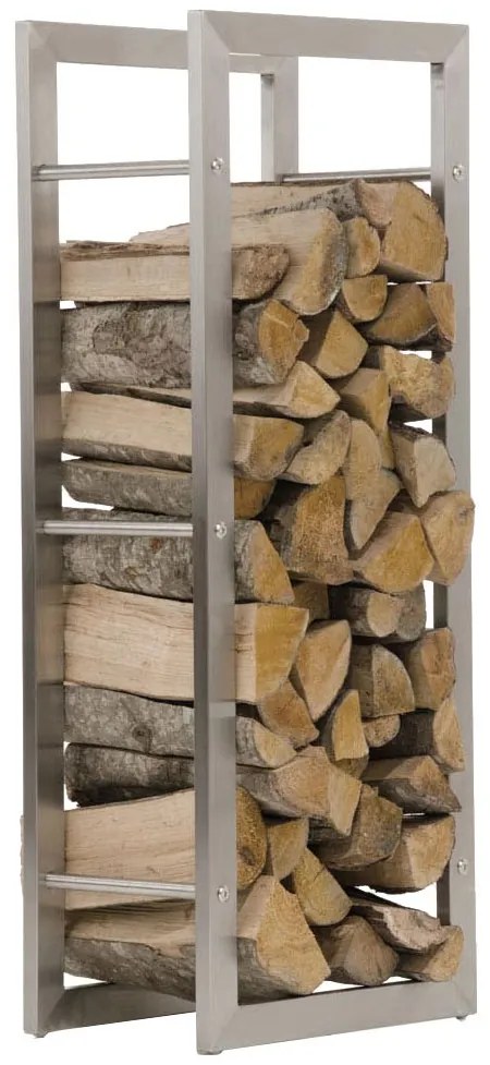 Stojan na palivové drevo Keri 25x60x150 - nerez