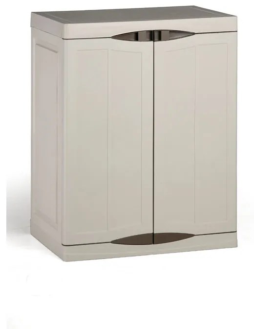 Plastová dielenská skriňa na náradie EVO, nízka, 700 x 470 x 900 mm