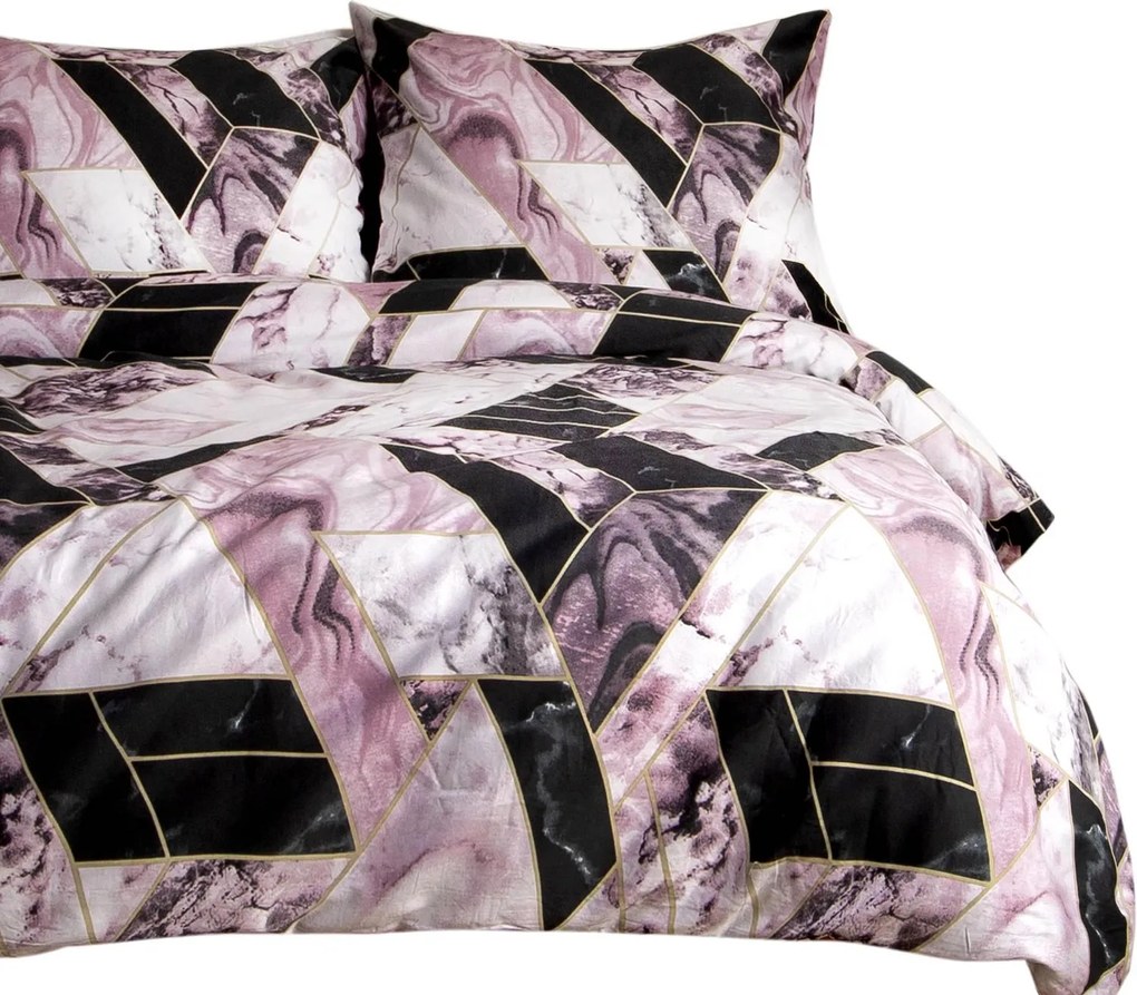 SATÉNOVÉ OBLIEČKY SATINLOVE 140X200 CM, 1 KS 70X90 CM VZOROVANÉ