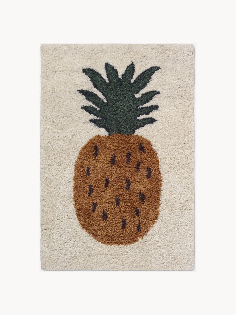 Detský ručne všívaný vlnený koberec Fruiticana