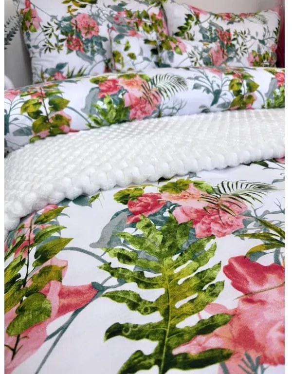 INTERMEDIC SK Posteľná bielizeň Spring Flowers 140x200/70x90 – bavlna, kvetinový vzor, zips