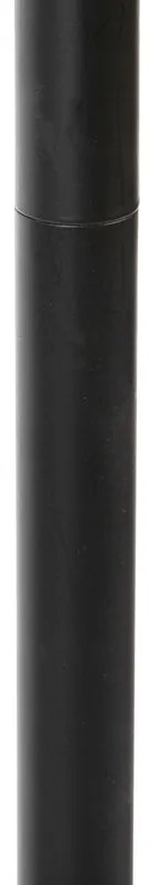 Moderná stojaca lampa čierna 5-svetlá - Facil