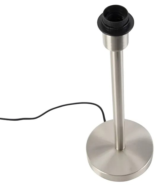 Moderná stolná lampa oceľ bez tienidla - Simplo