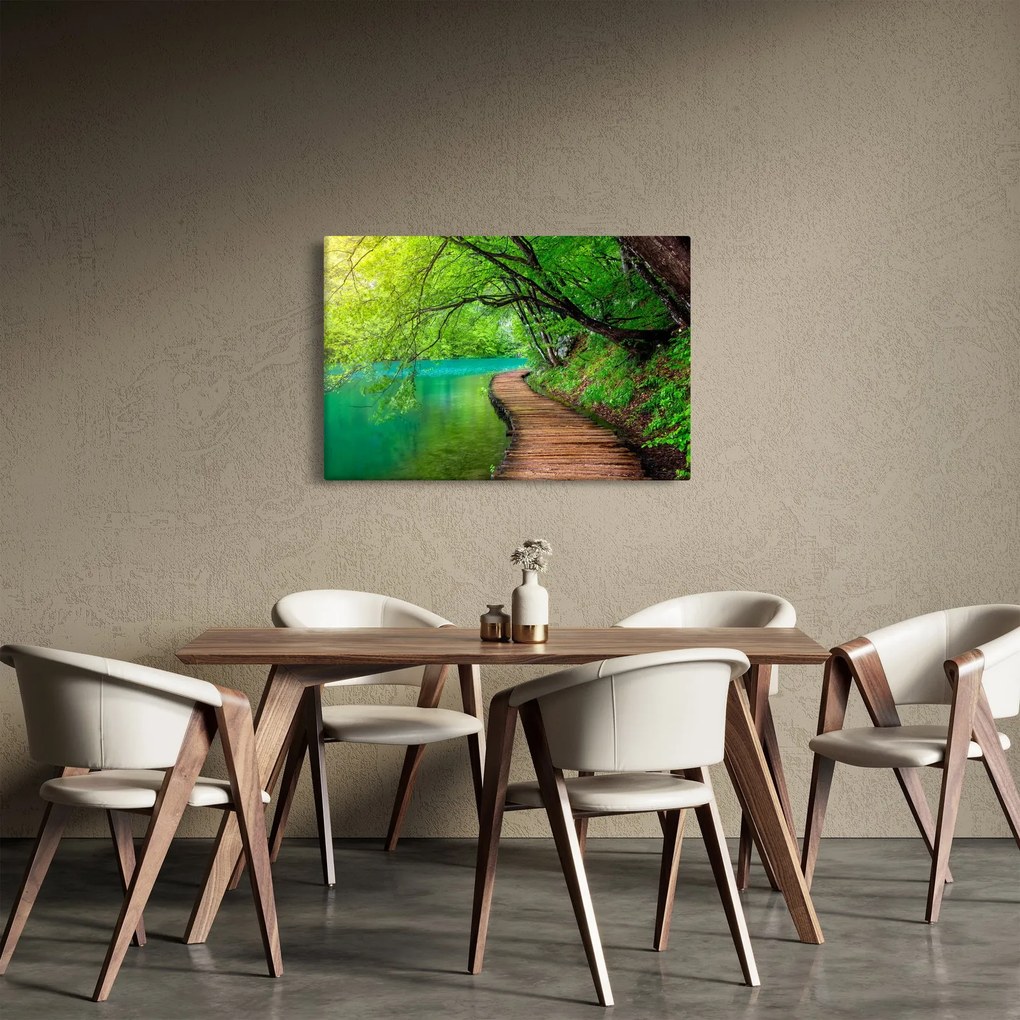 Obraz - Plitvické jazerá (90x60 cm)