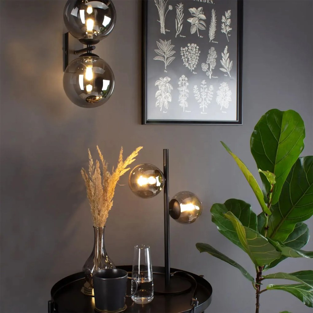 Toolight Toolight, nástenné svietidlo 2xG9, APP1162-2W, čierna, OSW-14016