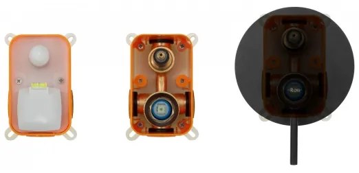 REA-P4100 - Sprchová súprava s podomietkovou batériou LUNGO čierna