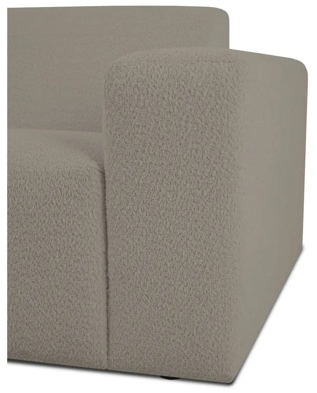 Svetlohnedá rohová pohovka z textílie buklé (ľavý roh) Roxy – Scandic