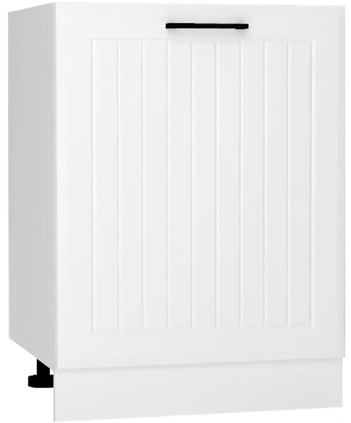 Skrinka do kuchyne Irma D60zl Pl Biely hrášok Mat