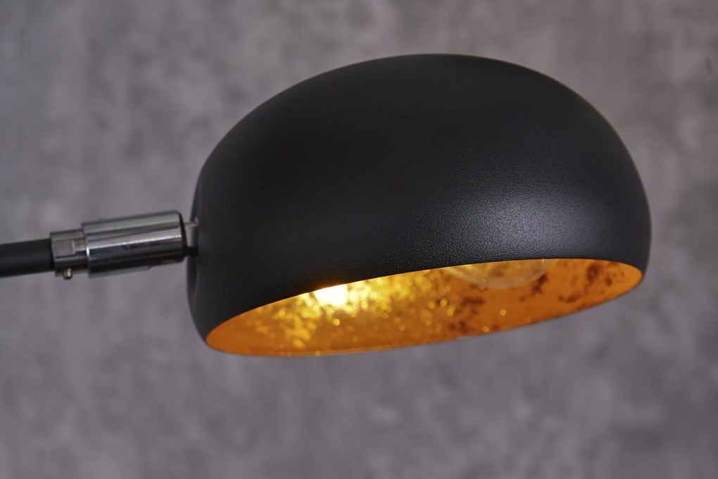 Stojacia lampa Five Lights black gold