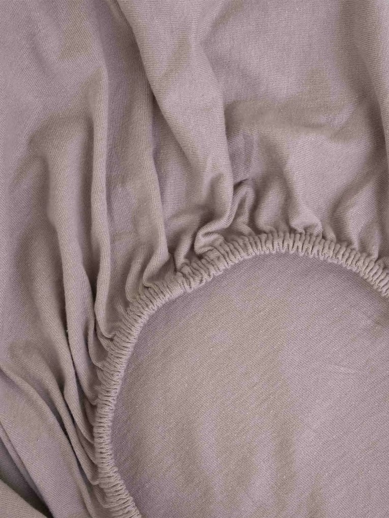 Jersey plachta do postieľky Classic 70 x 140 cm – cappuccino