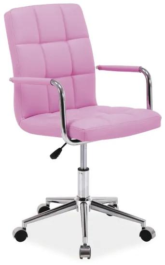 Signal Kancelárska stolička Q-022 ružová | BIANO