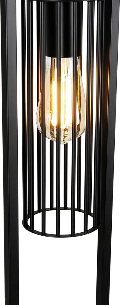 Inteligentná moderná stojaca lampa čierna vrátane WiFi ST64 - Balenco Wazo