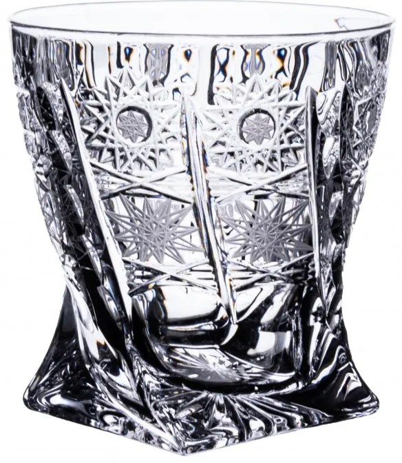 Onte Crystal Bohemia Crystal ručne brúsený krištáľový whisky set Quadro 500pk 1+2
