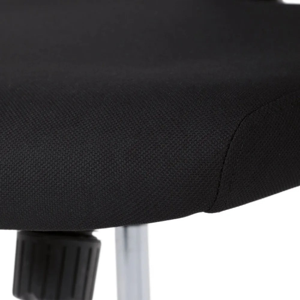 Kancelárska ergonomická stolička GRANT II — sieť, látka, sivá/čierna