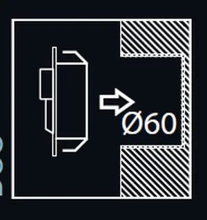 LED nástenné svietidlo Skoff Tango short nerez modrá IP66 MS-TAN-K-B