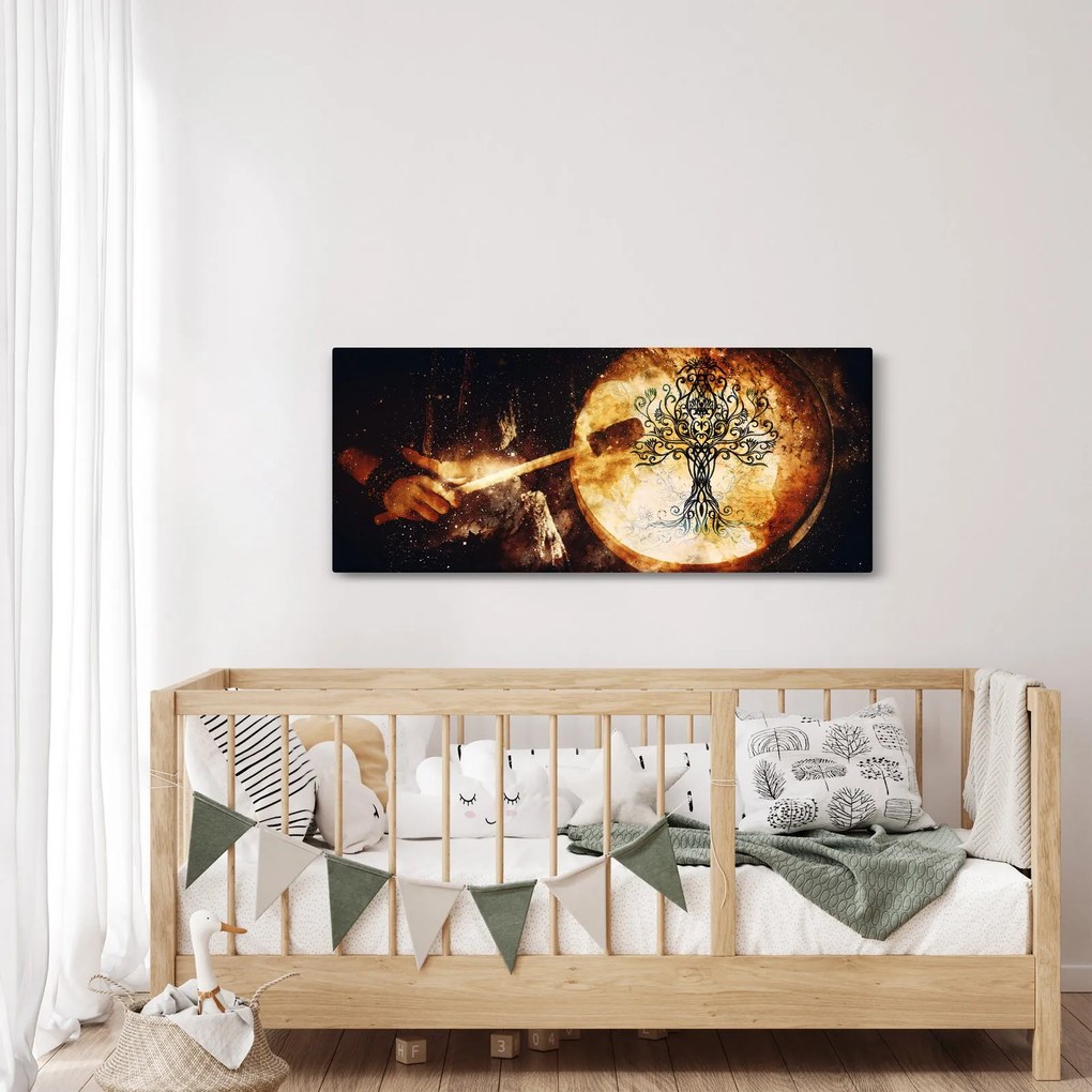 Obraz - Tajomný strom života (120x50 cm)