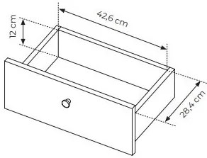 Komoda Scandia 2D3S (dub scandi + jedlička scandi). Akcia -20%. Vlastná spoľahlivá doprava až k Vám domov. 1071386